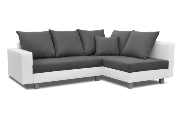Living landscape Corner sofa L-shape Sofa Design Couch Textile Leather Footstool