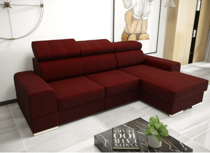 Living landscape Bed function Fabric Corner sofa L-shape Sofa Couch Design Textile Sofas