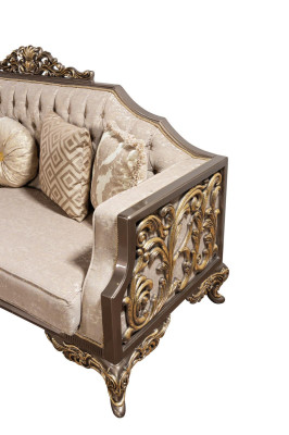 Chesterfield Sofa set with Coffee table Sofa Set Upholstery Furniture 5pcs.