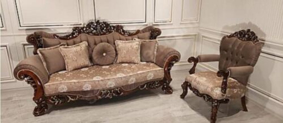 Sofa set 3+1 Armchair Seater Coffee table Sofa new Sofas Set Style Art Deco