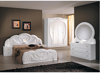 Set Complete's Bedroom Bed Wardrobe Bedside table Mirror Wardrobe 6 pcs. new