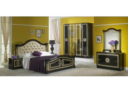 Bedroom Set Style Modern Bed Bedside table Chest of drawers Bed Furniture 6pcs. Group new