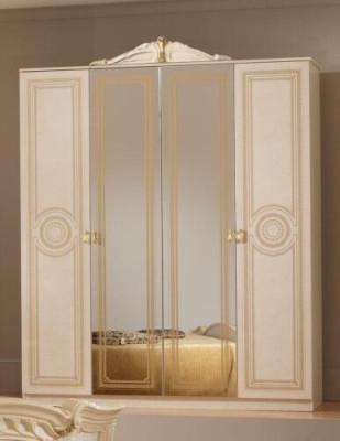 Bedroom Set Design Modern Luxury Bedroom Bed + 2x Bedside table 6 pieces.