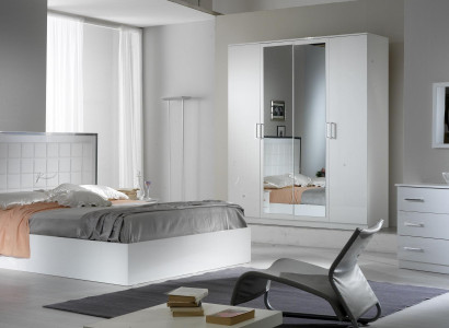 Bed Bedside table Chest of drawers 6 pcs. Bedroom Set Design Modern Luxury Bedroom