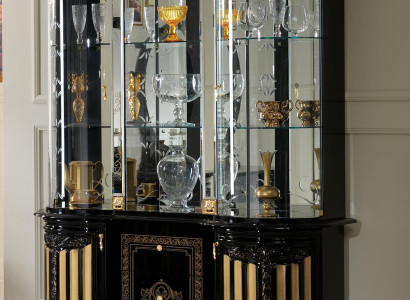 Display case Glass Wardrobe Living room Shop window Showcases xxl tall cabinet Furniture new