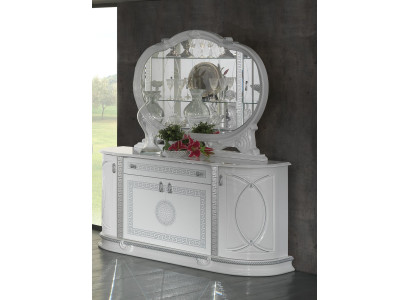 Mirror Chest of drawers Wardrobe Chests of drawers Sideboard Bedroom Set Wood Modern Style 2pcs
