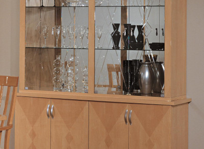 Classic Display case Wardrobe Italian Furniture Cabinets Furniture Showcases Beech new