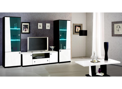 Modern living wall living room display case sideboard TV cabinet shelf walls wardrobe 3 pieces. new
