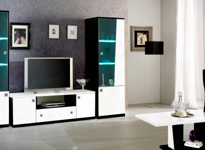 Modern living wall living room display case sideboard TV cabinet shelf walls wardrobe 3 pieces. new