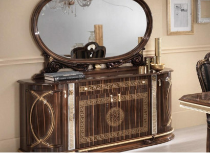 Classic Sideboard with Mirror Chest of drawers xxl Wardrobe Sideboard Italian Furniture
