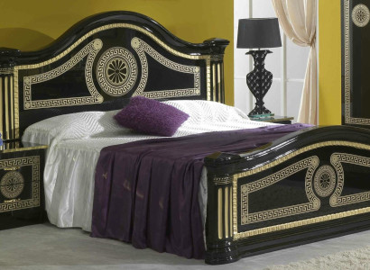 Design Bedroom 3 pcs. Bed Luxury 2x Bedside table Classic r Beds Set