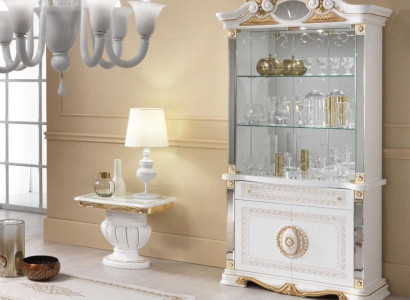 Display case Italian luxury furniture showcases dresser cupboard glass design wardrobe