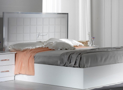 Bed 2x Bedside table 3 pcs. Bedroom Set Design Modern Luxury Beds Group new