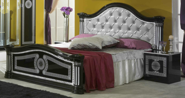 Luxury Chesterfield Beds Royal Wood Bed Palace Hotel Double bed 180x200