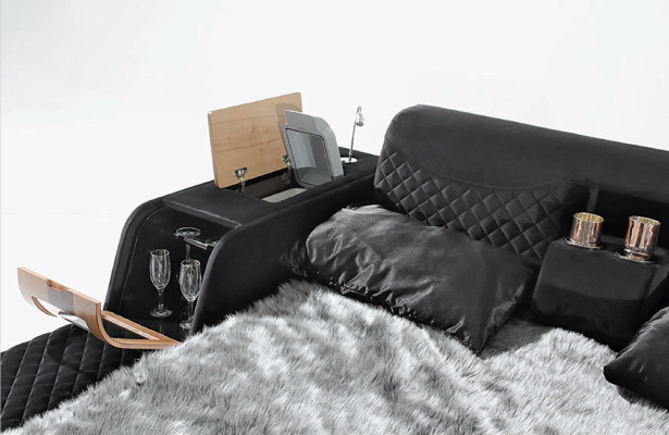 Bed with tv Lift TV Multifunction Beds Double bed Bedroom