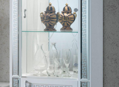 High quality display case showcases luxury wardrobe wood Italian style furniture glass new