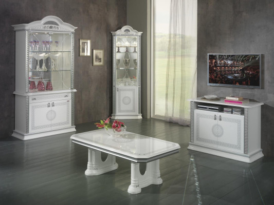High quality display case showcases luxury wardrobe wood Italian style furniture glass new