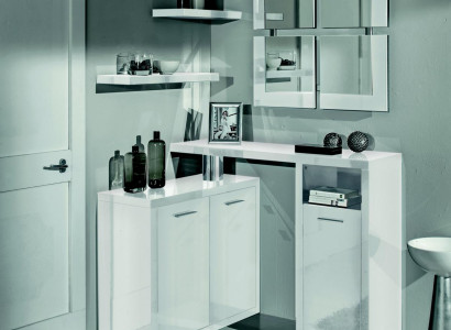 Hallway Coat rack Console Chests of drawers Table Entrance Consoles Tables Wall High gloss new