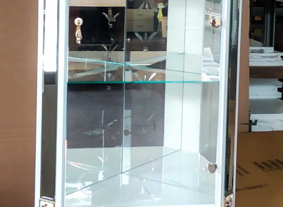 Luxury Showcase Corner Display Cabinet Glass Wardrobe Modern Furniture Shelf Classic ITALY