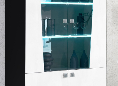 Modern Wood Display Case Display Cabinet Wardrobe Glass Cabinet Cabinets Italy