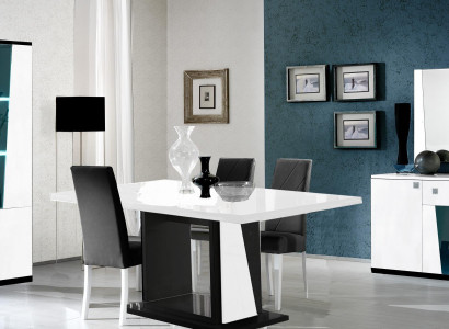 Luxury Furniture Chair Chairs Group Suite Dining room Dining table 8pcs. Set Table new