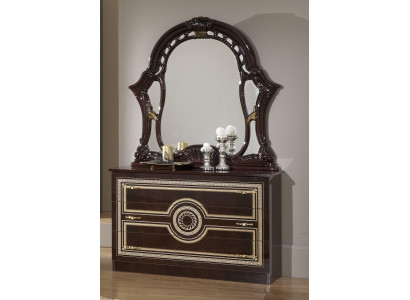 Chests of drawers Wardrobe with Mirror Noble Chest of drawers Buffet High Gloss Italian Furniture