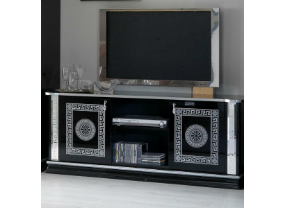 Black TV Table TV-cabinet Wardrobe Lowboard Furniture TV table design TV cabinet
