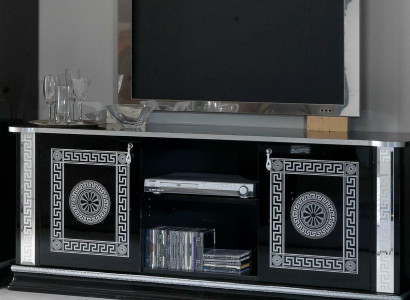 Black TV Table TV-cabinet Wardrobe Lowboard Furniture TV table design TV cabinet