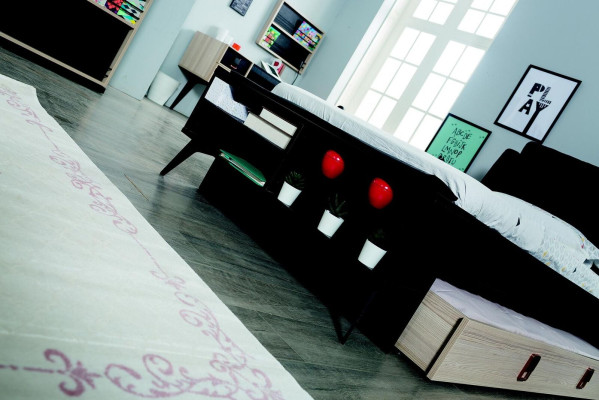 Bed Bed Frame Upholstered Single Bed Childrens room Beds Furniture