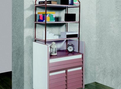 Bookcase Multipurpose Youth Room Wardrobe Wood Furniture Shelves