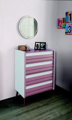 Chest of drawers with Mirror Wood Chests of drawers Furniture Wardrobe Childrens room Rosa new