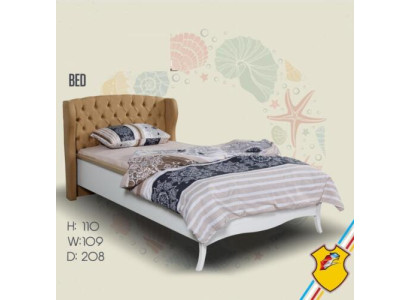 Design Youth Room Bedroom Bed Wood Beds Brown Modern Style new