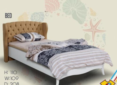 Design Youth Room Bedroom Bed Wood Beds Brown Modern Style new