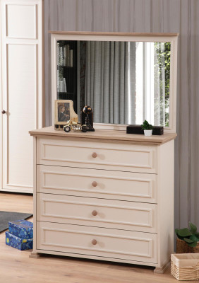 Chest of drawers with Mirror Luxury Console Chests of drawers Bedroom Childrens room