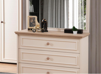 Chest of drawers with Mirror Luxury Console Chests of drawers Bedroom Childrens room