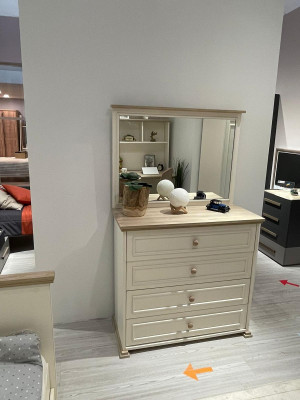 Chest of drawers with Mirror Luxury Console Chests of drawers Bedroom Childrens room