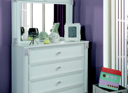 Childrens room Modern Chest of drawers with Mirror with Drawers Furniture Designer Room