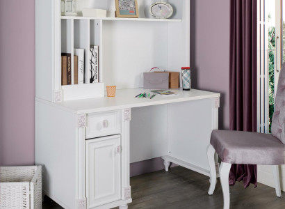 Desk Youth Children Room Wood Furniture Design White Table Country House