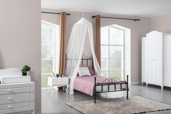 Bed Bedside table 2 pcs. Bedroom Set Design Furniture Beds Luxury