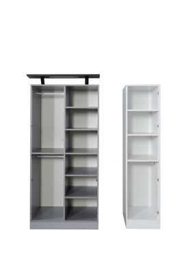Wardrobe Wood Wardrobe Coat rack Furniture Childrens room Cabinets