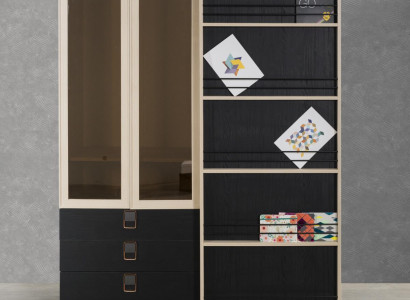 Office Wardrobe Shelf Glass Cabinet Cabinets Furniture Wood Furnishings Shelves