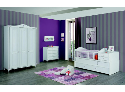 Childrens room Set Childrens bed Wardrobe Chest of drawers Bedroom