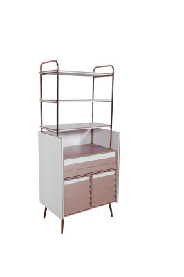 Children's room Complete Bed Wardrobe Chest of drawers Mirror Wall shelf 7 pcs