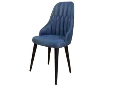 Original dining stool Blue color with a soft back for your dining room