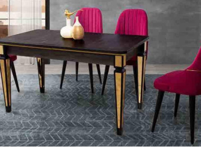 Table Dining table Furniture Dining set Dining set Table 4x Chairs Dining set 5 pieces.