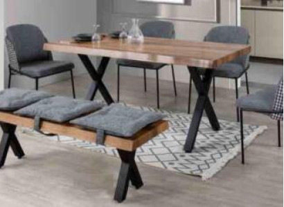 Dining table 4 Chairs Stool Seat Bench seat Original set Dining set Dining room