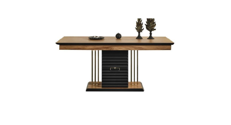 Dining table Dining room Set Dining set Modern Table new 6x Chairs Brown