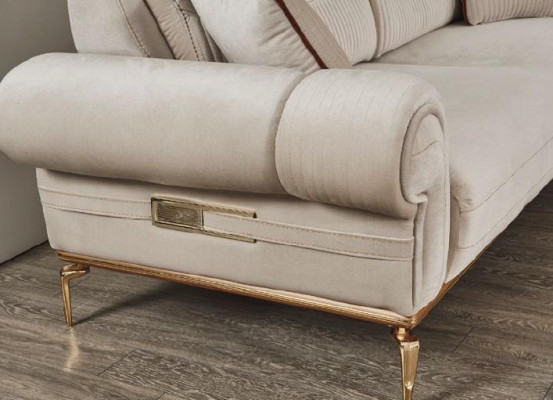 Sofa 3 Seater Fabric Three Seater Sofas Luxury Living room Italian Style