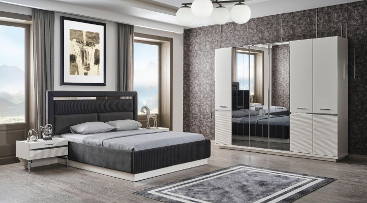 Modern Beds Luxury Sleep Room new Bed Design Luxury Gray Double Bed