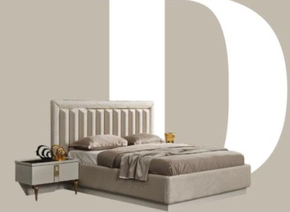 Beds Bedroom Luxury Furniture Bed frame Design Upholstered bed White